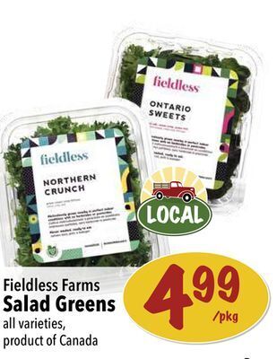 Farm Boy Fieldless farms salad greens offer