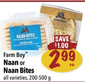 Farm Boy Farm boy™ naan or naan bites offer