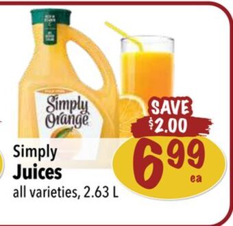 Farm Boy Simply juices offer