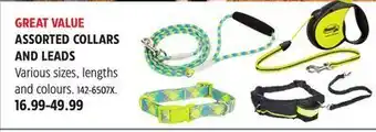 Canadian Tire Assorted collars and leads offer