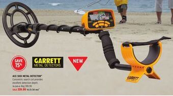 Canadian Tire Garrett ace 300i metal detector* offer