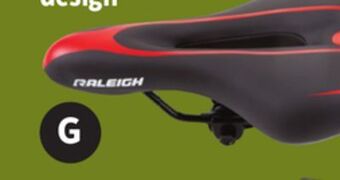 Canadian Tire Raleigh performance gel bike saddle offer