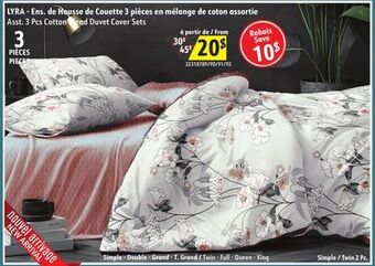 Sushi Shop Asst. 3 pcs cotton blend duvet cover sets offer