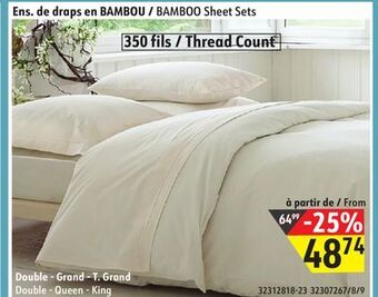 Sushi Shop Bamboo sheet sets offer
