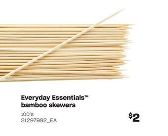 Loblaws Everyday essentials bamboo skewers, 100's offer