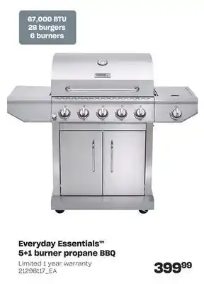Loblaws Everyday essentials 5+1 burner propane bbq offer