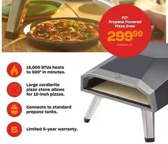 Loblaws Pc propane powered pizza oven offer