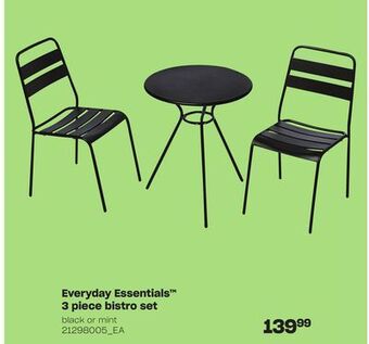 Loblaws Everyday essentials 3 piece bistro set offer