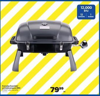 Real Canadian Superstore Everyday essentials™ portable propane bbq offer