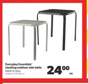 Real Canadian Superstore Everyday essentials™ stacking outdoor side table offer