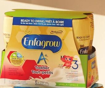 Walmart Enfagrow a+ toddler ready to drink 6-pack offer