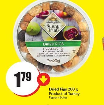Chalo FreshCo Dried figs 200 g product of turkey offer