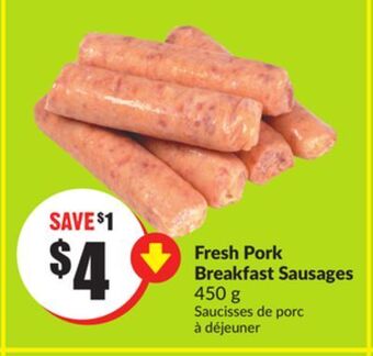 Chalo FreshCo Fresh pork breakfast sausages 450 g offer