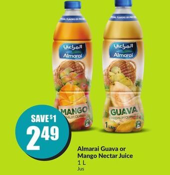 Chalo FreshCo Almarai guava or mango nectar juice 1 l offer