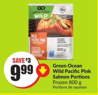 Chalo FreshCo Green ocean wild pacific pink salmon portions frozen 800 g offer