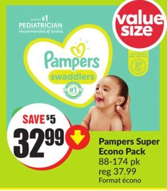 Chalo FreshCo Pampers super econo pack 88-174 pk offer