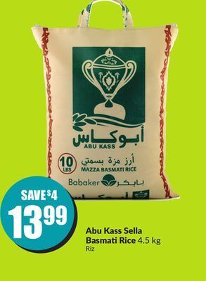 Chalo FreshCo Abu kass sella basmati rice 4.5 kg offer