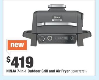 Home Depot Ninja 7-in-1 outdoor grill and air fryer offer