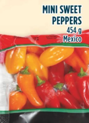Marché Adonis Mini sweet peppers offer