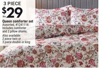 Giant Tiger Queen comforter set offer