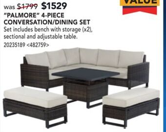 RONA Palmore 4-piece conversation/dining set offer