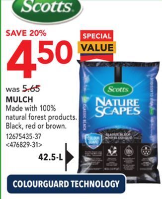 RONA Scotts mulch offer