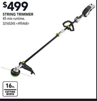 RONA Ego string trimmer offer