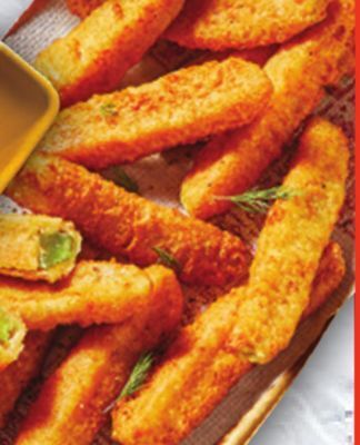 M & M Food Market Fried battered pickles offer