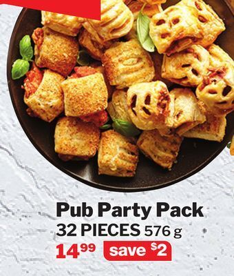 M & M Food Market Pub party pack offer