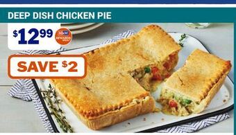 M & M Food Market Deep dish chicken pie offer