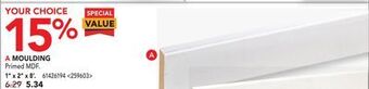 RONA Metrie moulding 1 x 2 x 8 offer