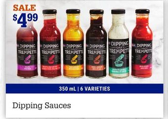 M & M Food Market Dipping sauces offer