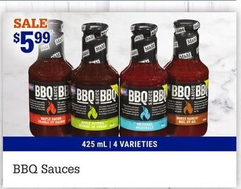 M & M Food Market Bbq sauces offer