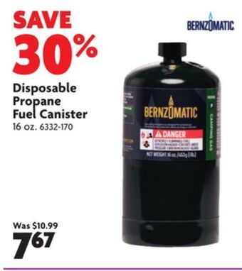 Home Hardware Disposable propane fuel canister offer