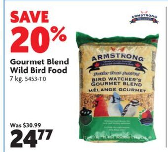 Home Hardware Gourmet blend wild bird food offer