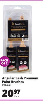 Home Hardware Angular sash premium paint brushes offer