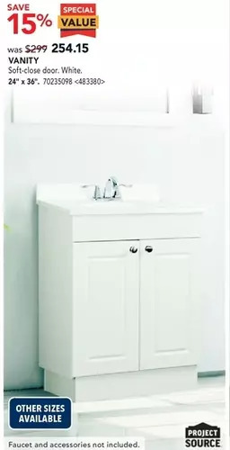 RONA Project source vanity offer
