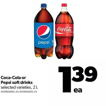 Real Canadian Superstore Coca-cola or pepsi soft drinks offer