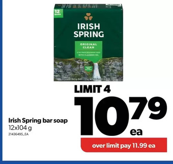 Real Canadian Superstore Irish spring bar soap offer