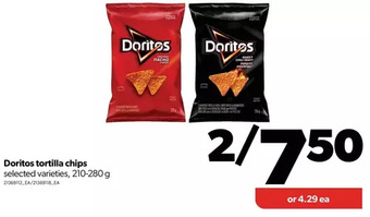 Real Canadian Superstore Doritos tortilla chips offer