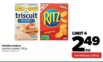 Real Canadian Superstore Christie crackers offer