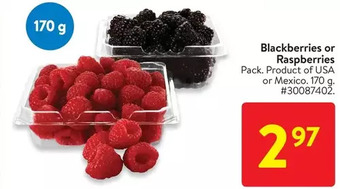 Walmart Blackberries or raspberries offer