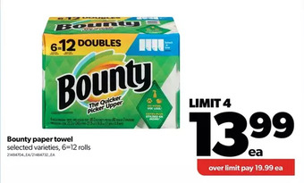 Real Canadian Superstore Bounty paper towel offer