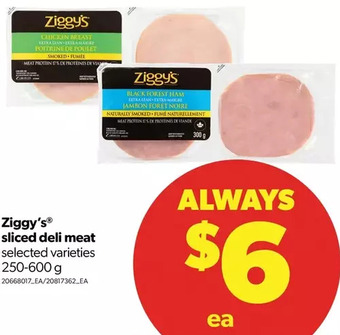 Real Canadian Superstore Ziggy's sliced deli meat offer