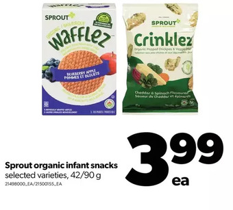 Real Canadian Superstore Sprout organic infant snacks offer