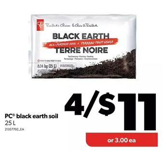 Real Canadian Superstore Pc black earth soil offer