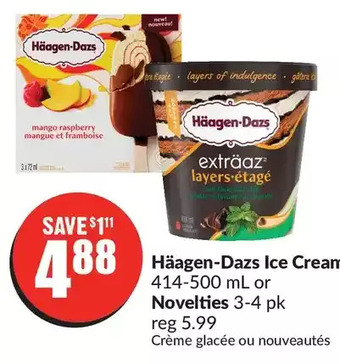FreshCo Häagen-dazs ice cream or novelties offer