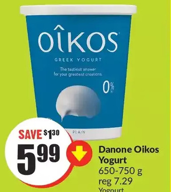 FreshCo Danone oikos yogurt offer