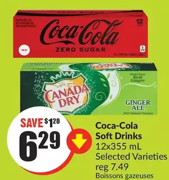 FreshCo Coca-cola soft drinks offer