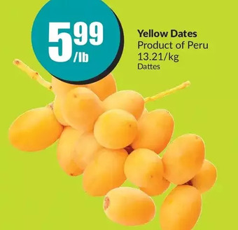 FreshCo Yellow dates offer